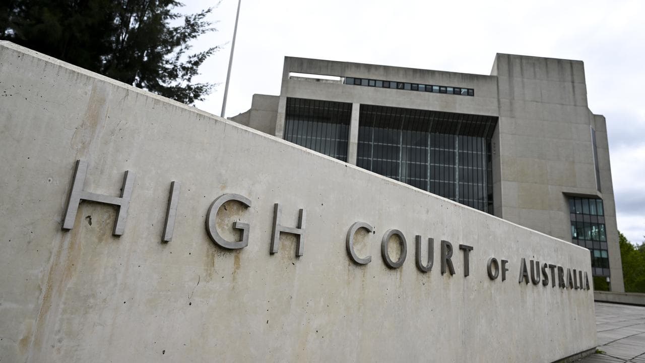 The High Court of Australia in Canberra (file image)