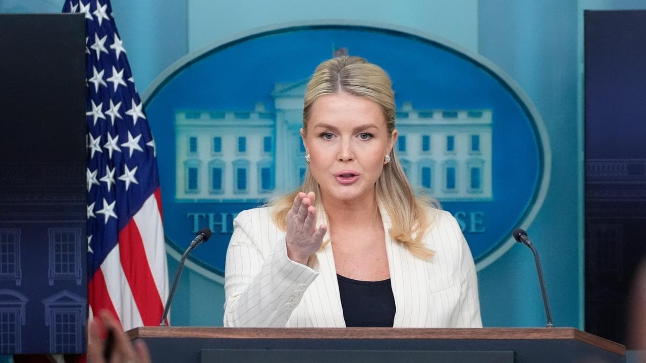 White House press secretary Karoline Leavitt
