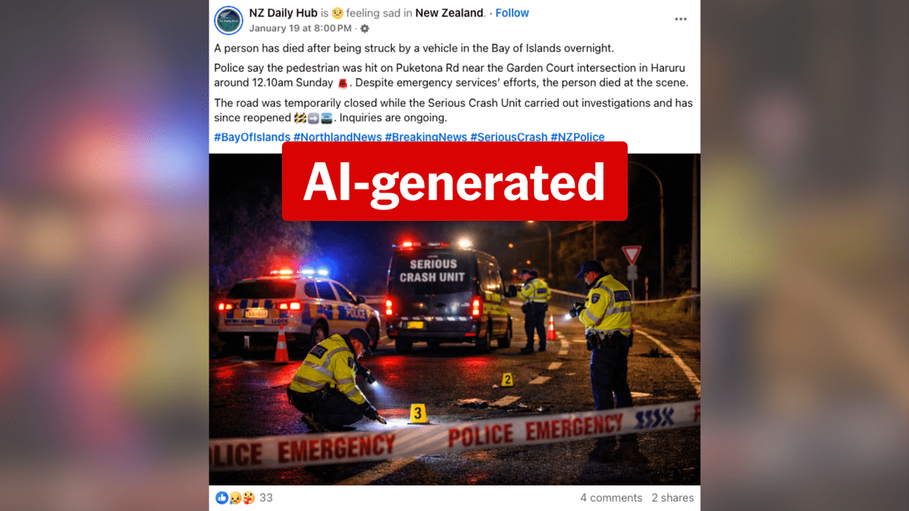 A screenshot of a Facebook post.