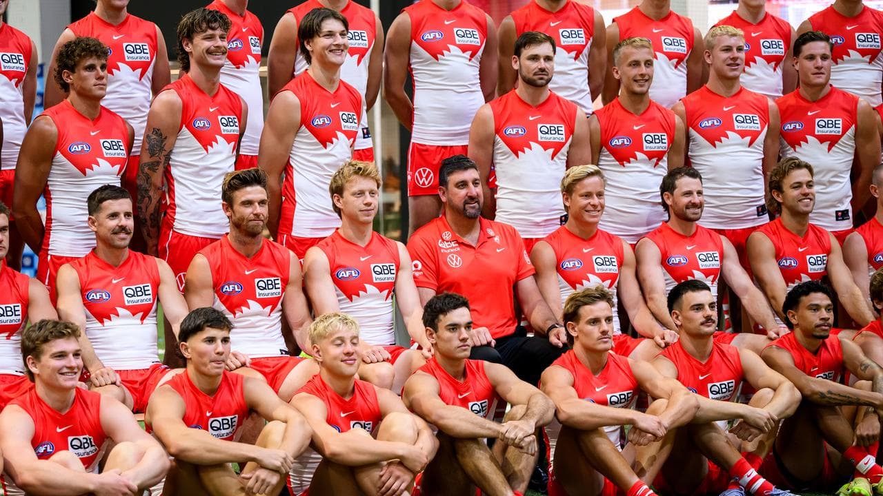 Sydney Swans team photo.