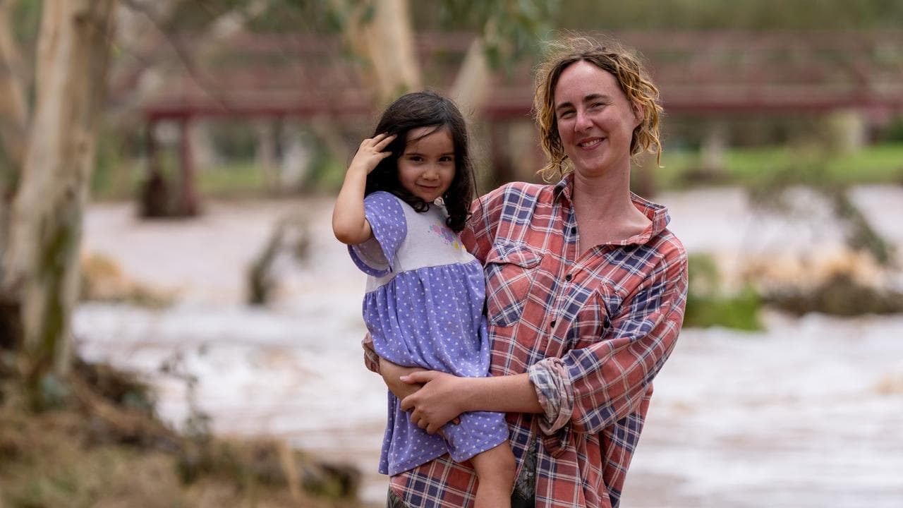 Alice Springs locals Arushi Virgona and Emma Collard.