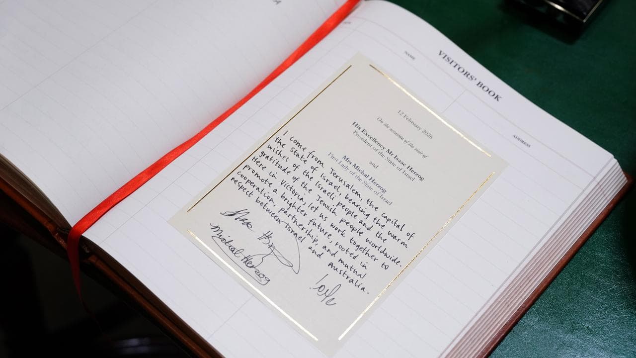 HERZOG AUSTRALIA VISIT