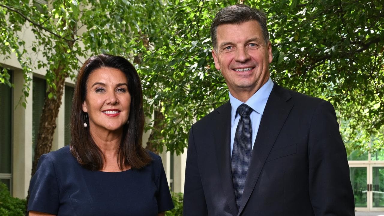 Jane Hume and Angus Taylor