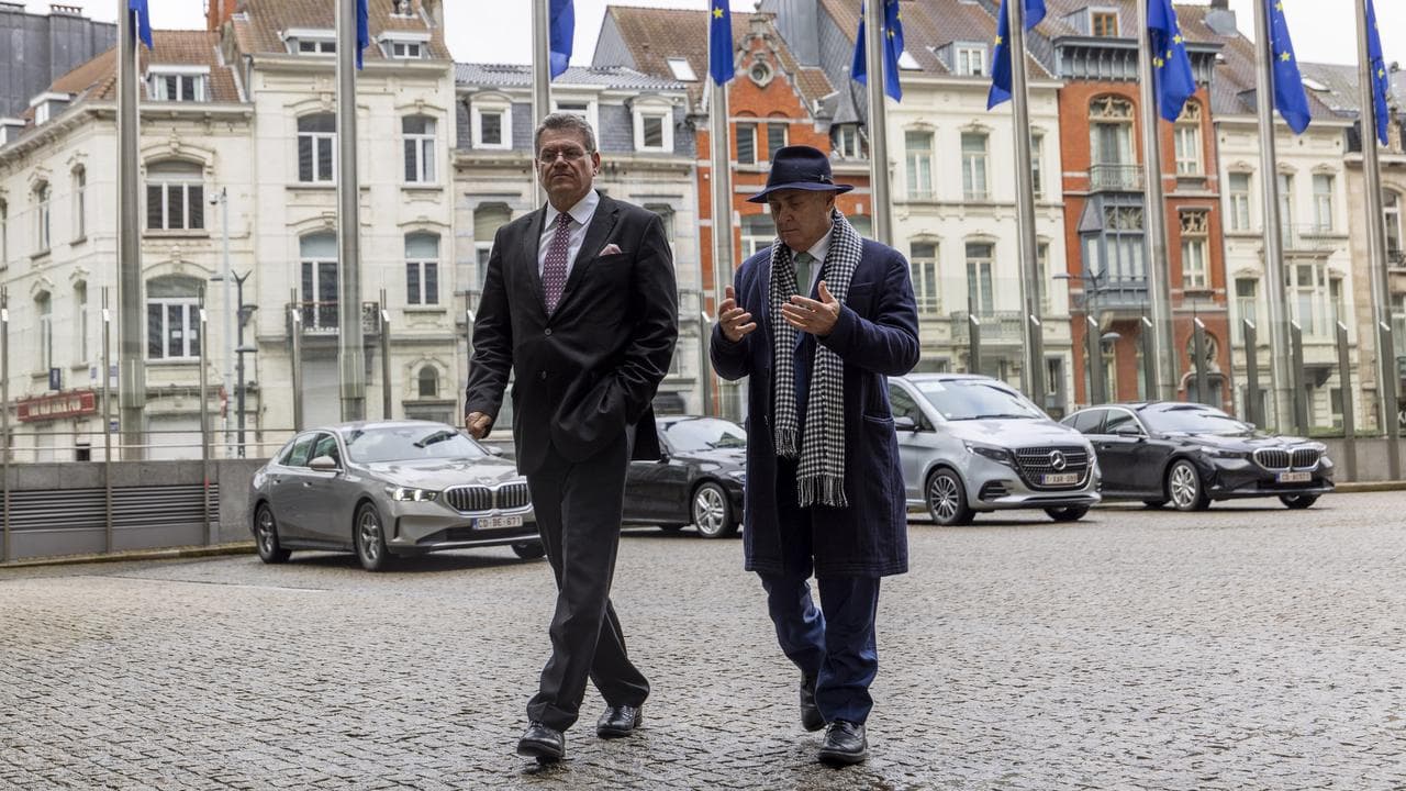 Maros Sefcovic and Don Farrell