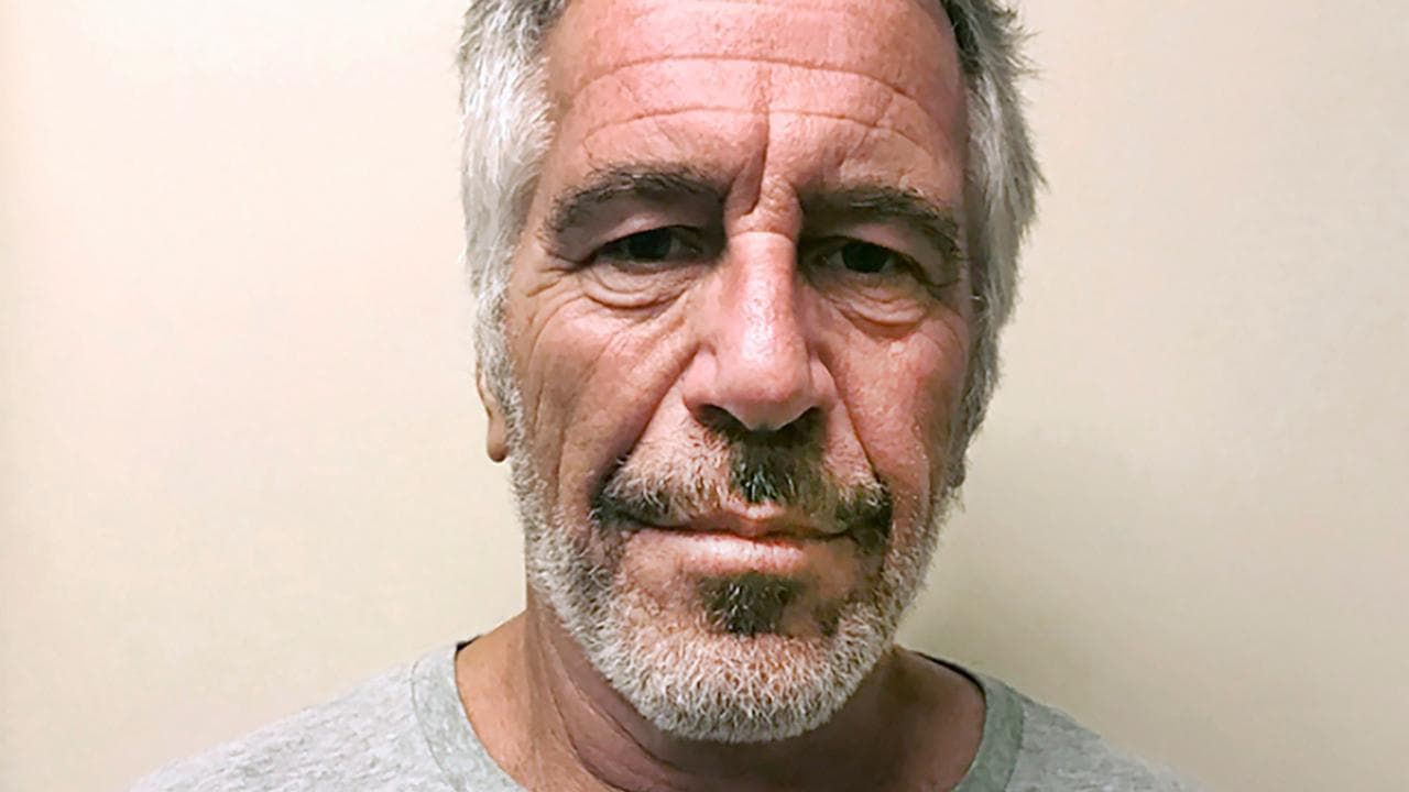 A file photo of Jeffrey Epstein