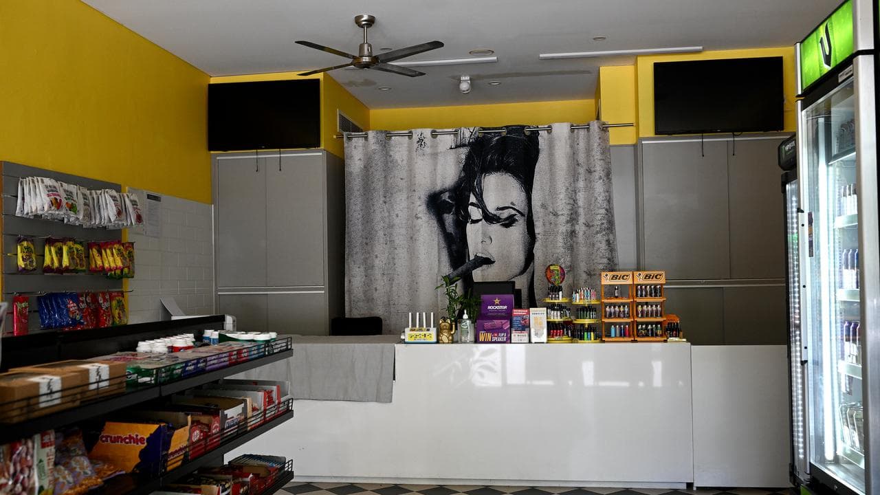 A file photo of an illegal tobacco store 