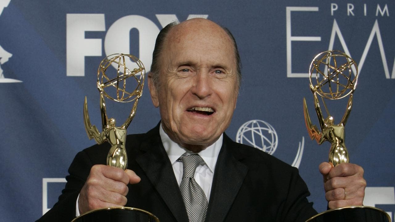 Robert Duvall with the award for outstanding lead actor in miniseries