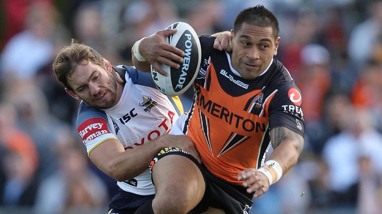 Matt Utai in action during the NRL