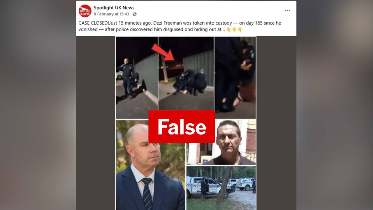 An AI-generated image of Dezi Freeman