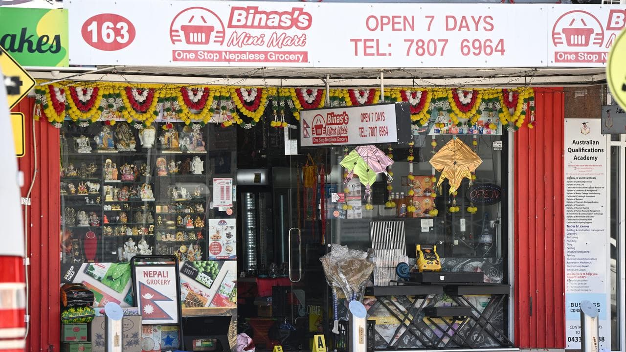 A Nepalese grocery store