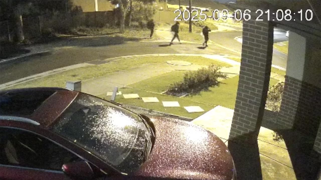 CCTV image of the stabbing scene (file)