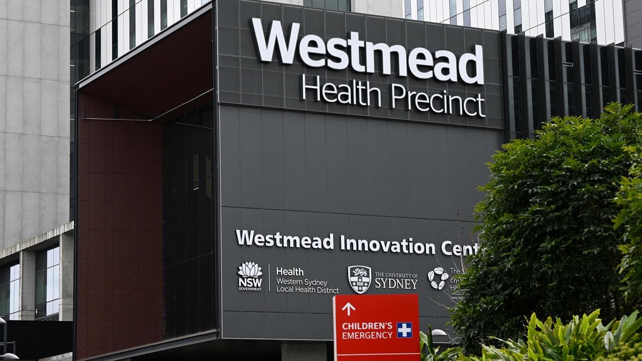 Signage at Westmead Hospital (file image)