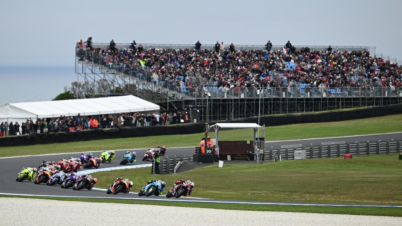 The MotoGP Grand Prix at Phillip Island