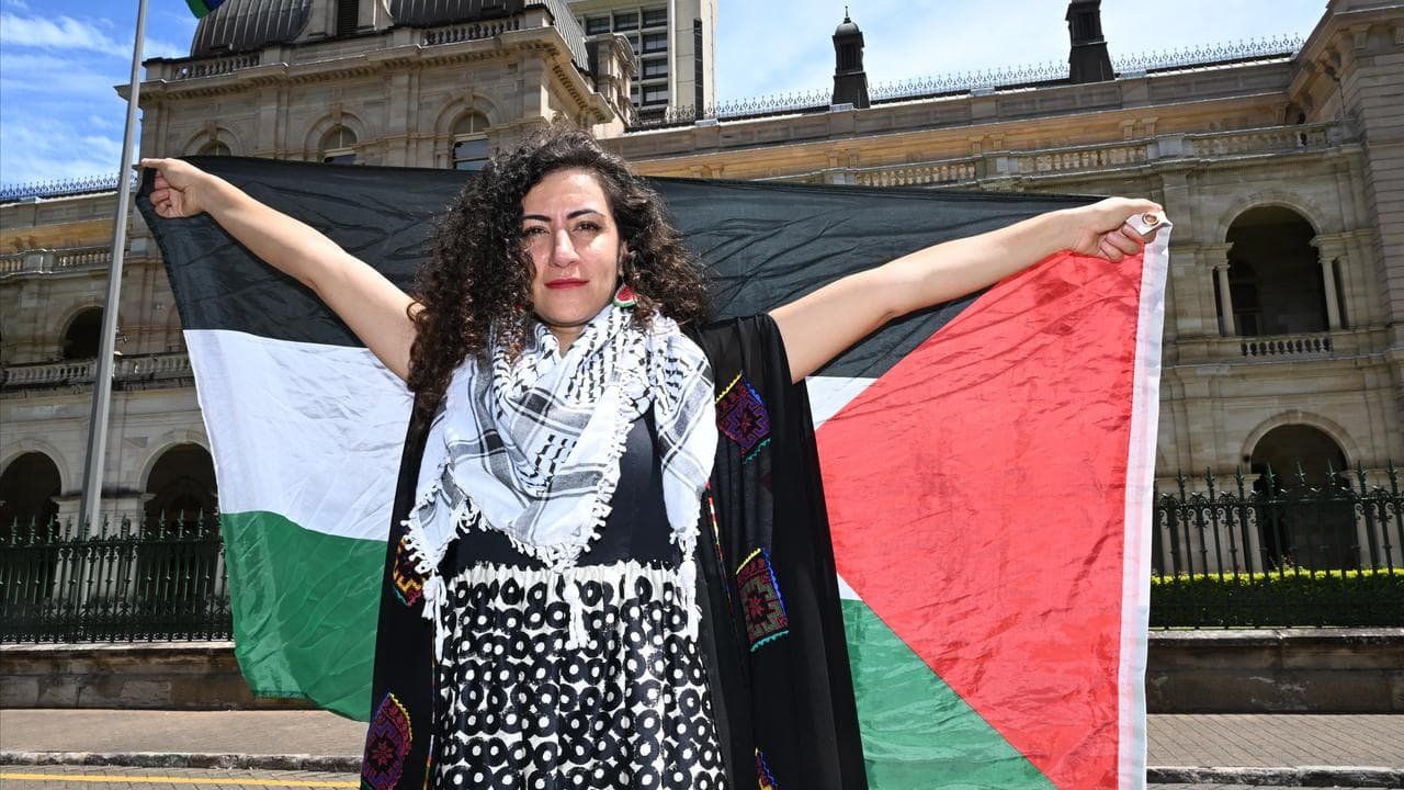 Remah Naji from the Justice for Palestine Magan-djin