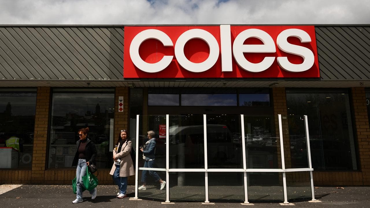 Coles signage (file)