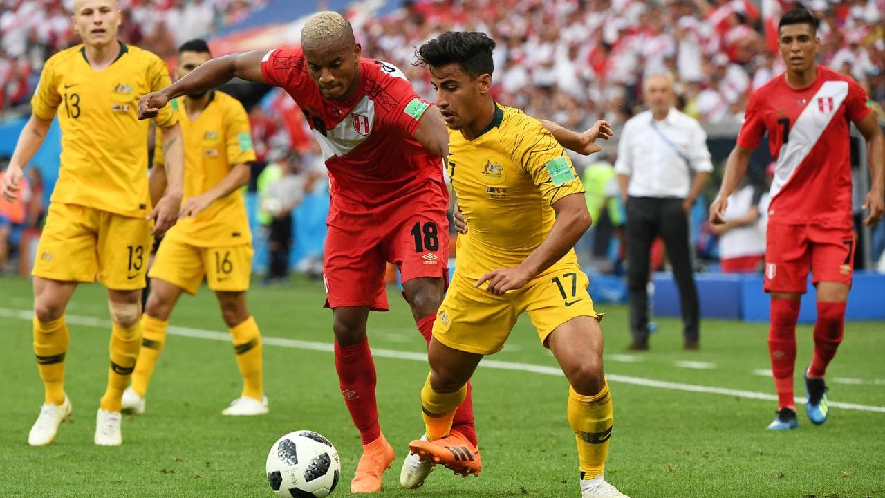 Andre Carrillo (18) and Daniel Arzani (17).