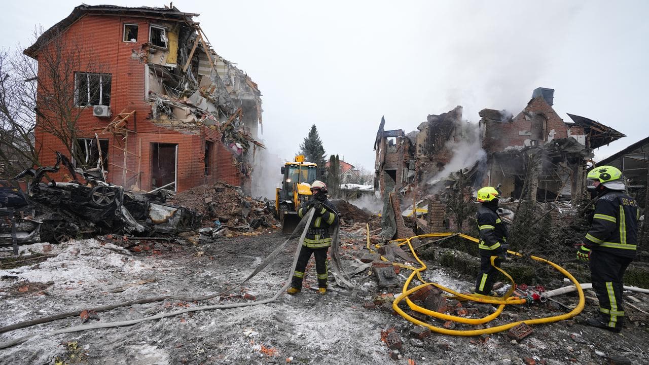 Drone strike on Ukraine