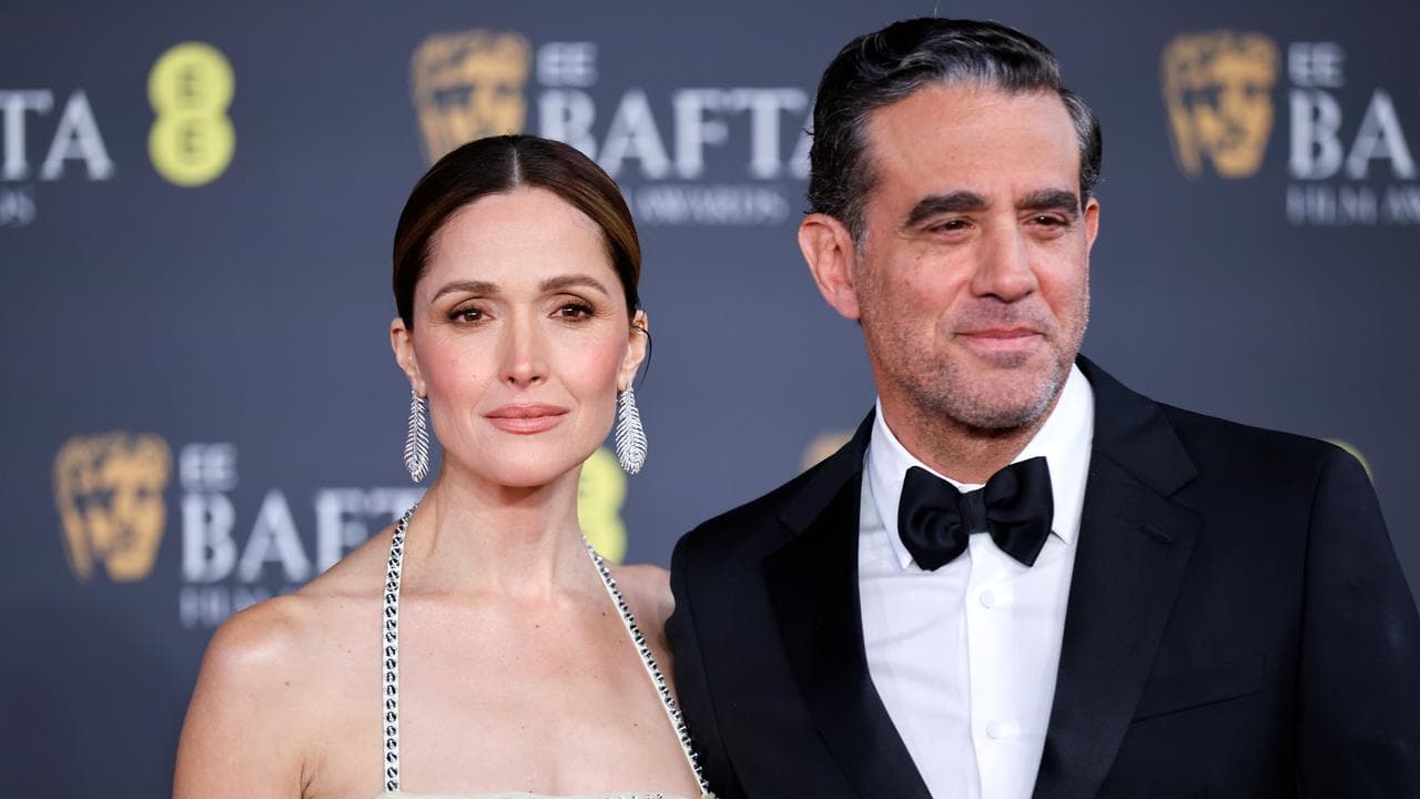 Rose Byrne (L) and US actor Bobby Cannavale