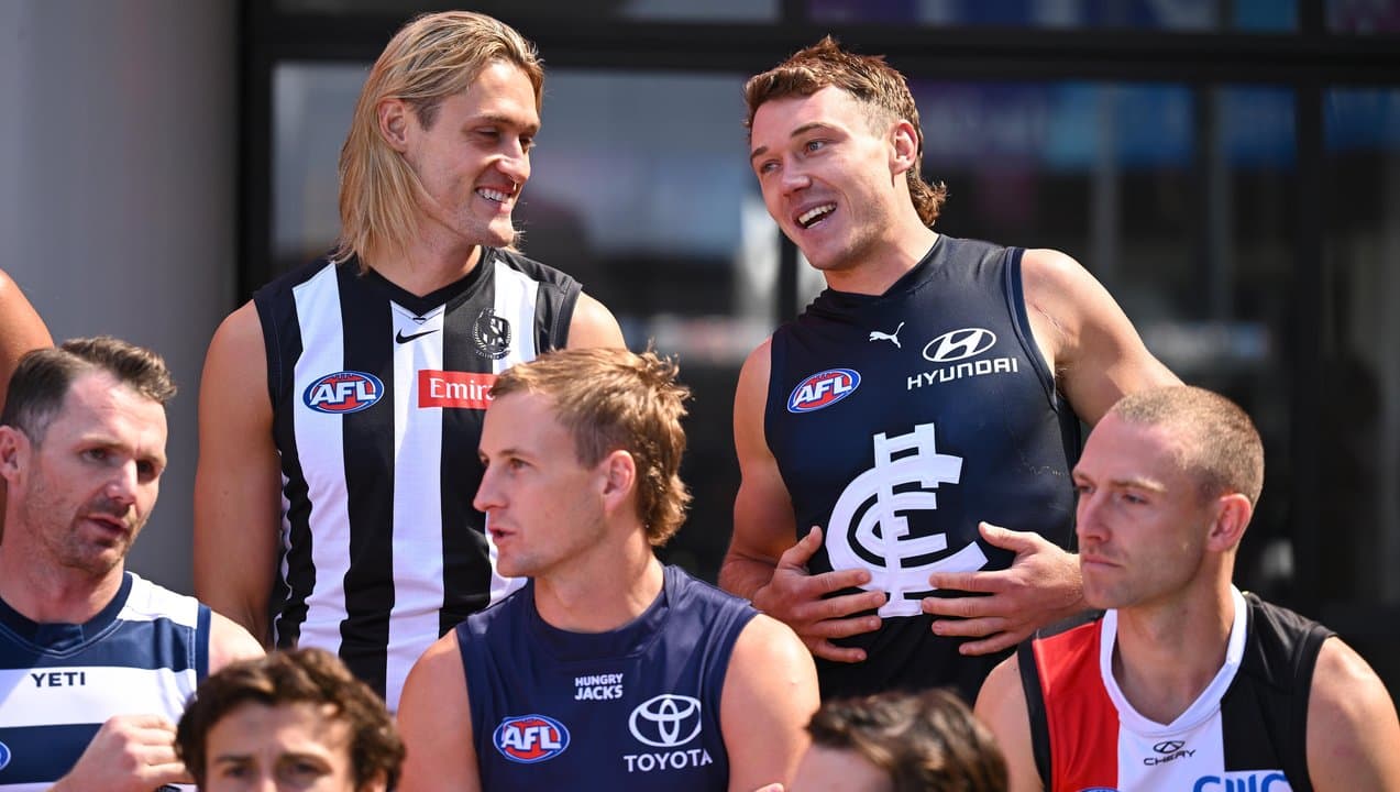 Darcy Moore and Patrick Cripps.