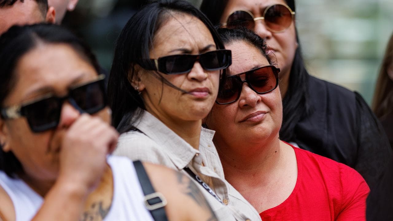 Mary Benedito's aunty Maria (in red top)