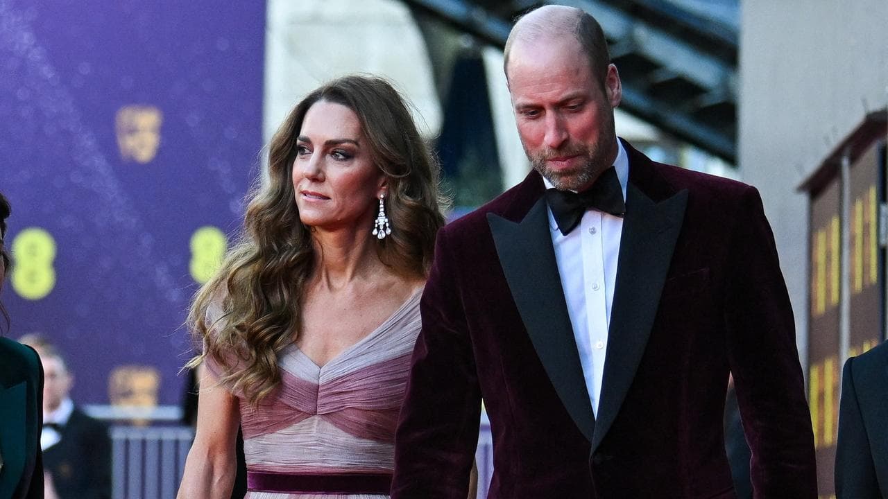 Prince William and Kate arrive at the BAFTAs