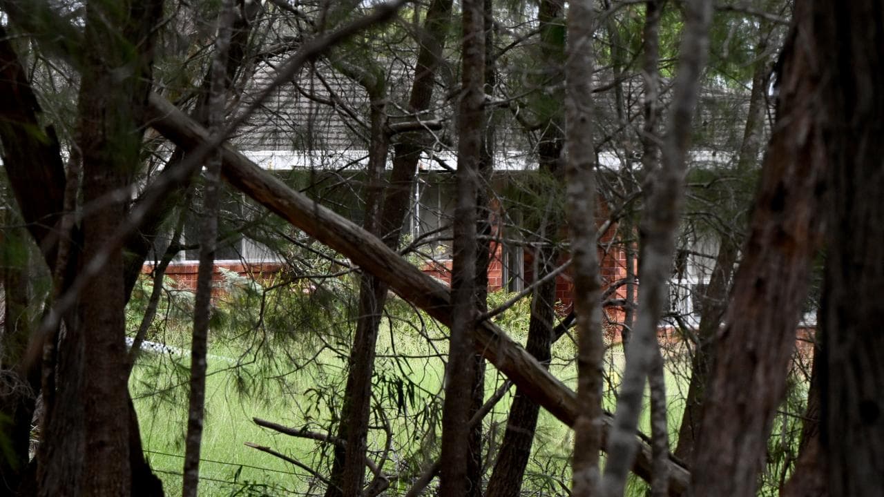 A house searched by NSW Police and forensics
