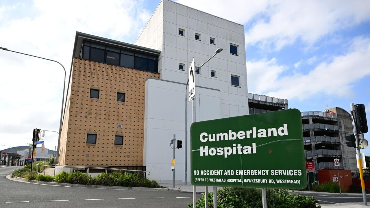 Signage at Cumberland Hospital (file image)