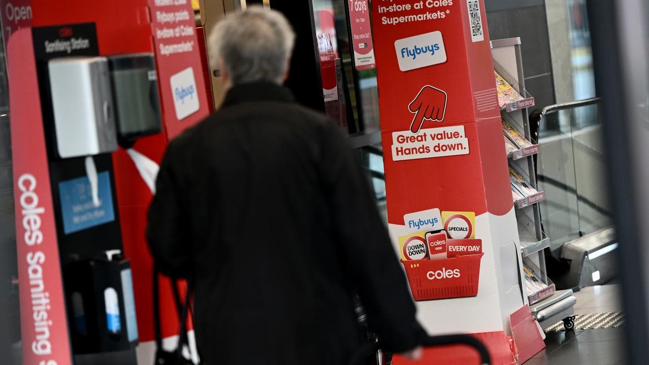 Coles signage (file)