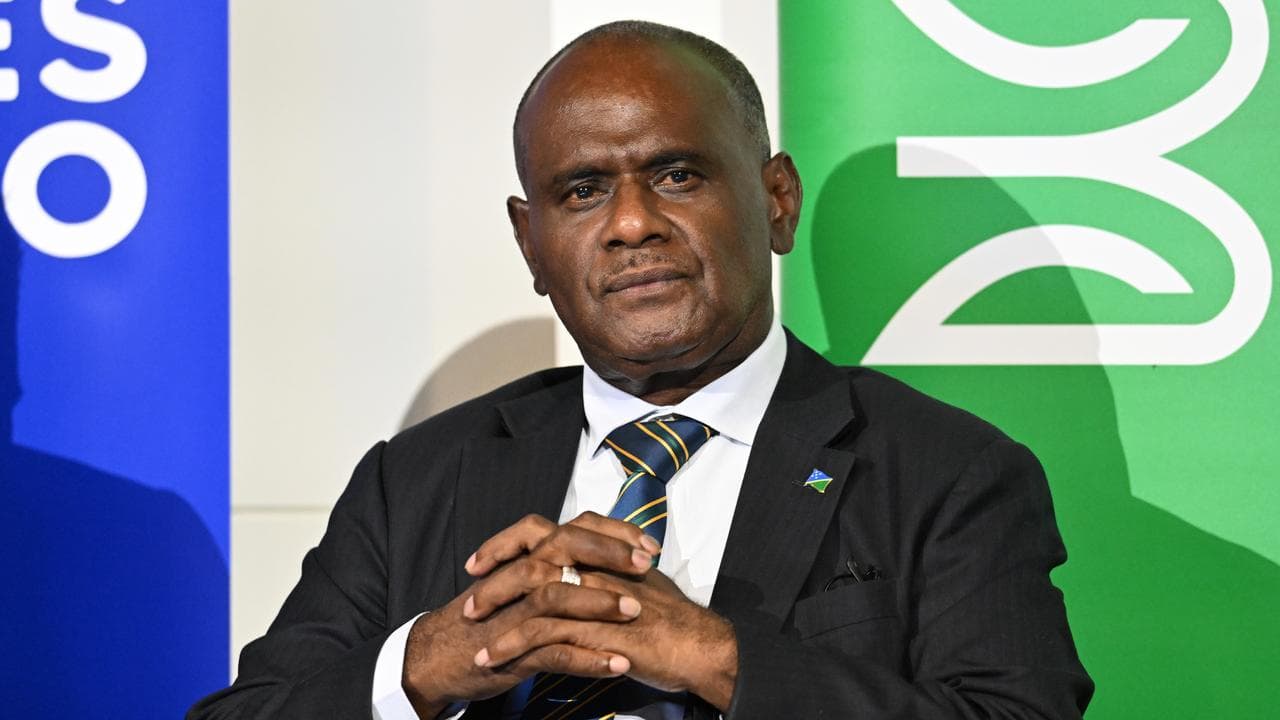 Solomon Islands Prime Minister Jeremiah Manele (file image)