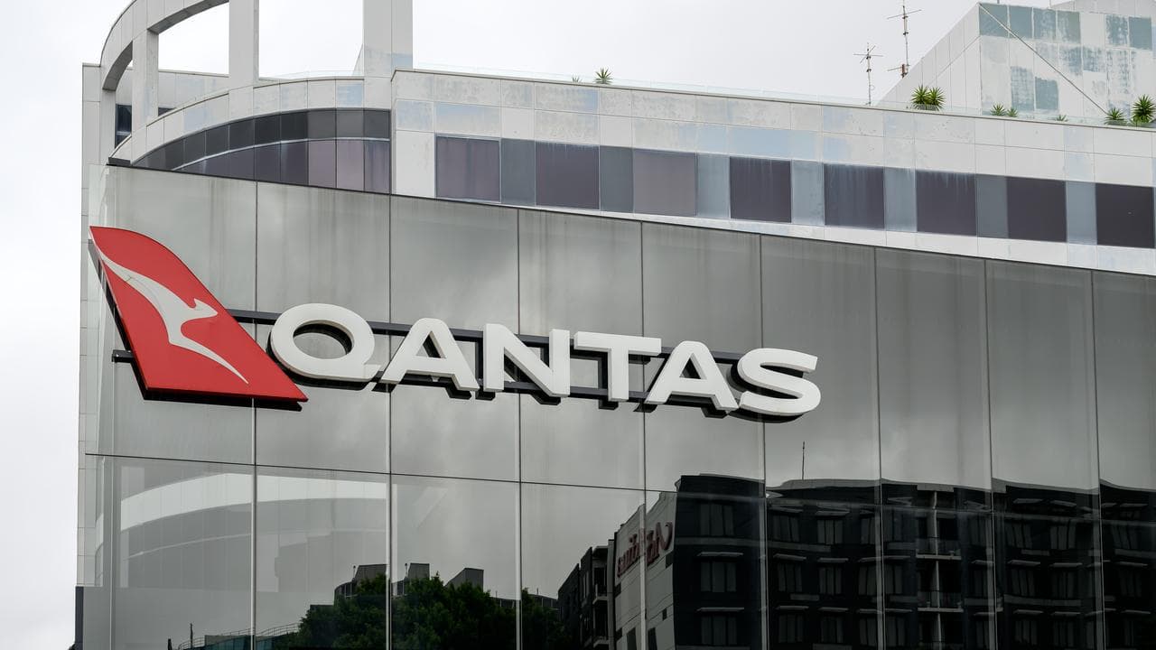 The Qantas head office building in Sydney