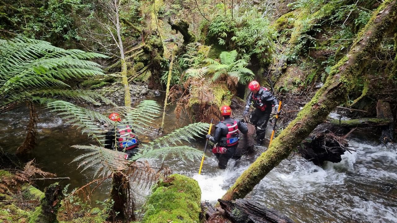 Specialist police search for a missing Belgian tourist
