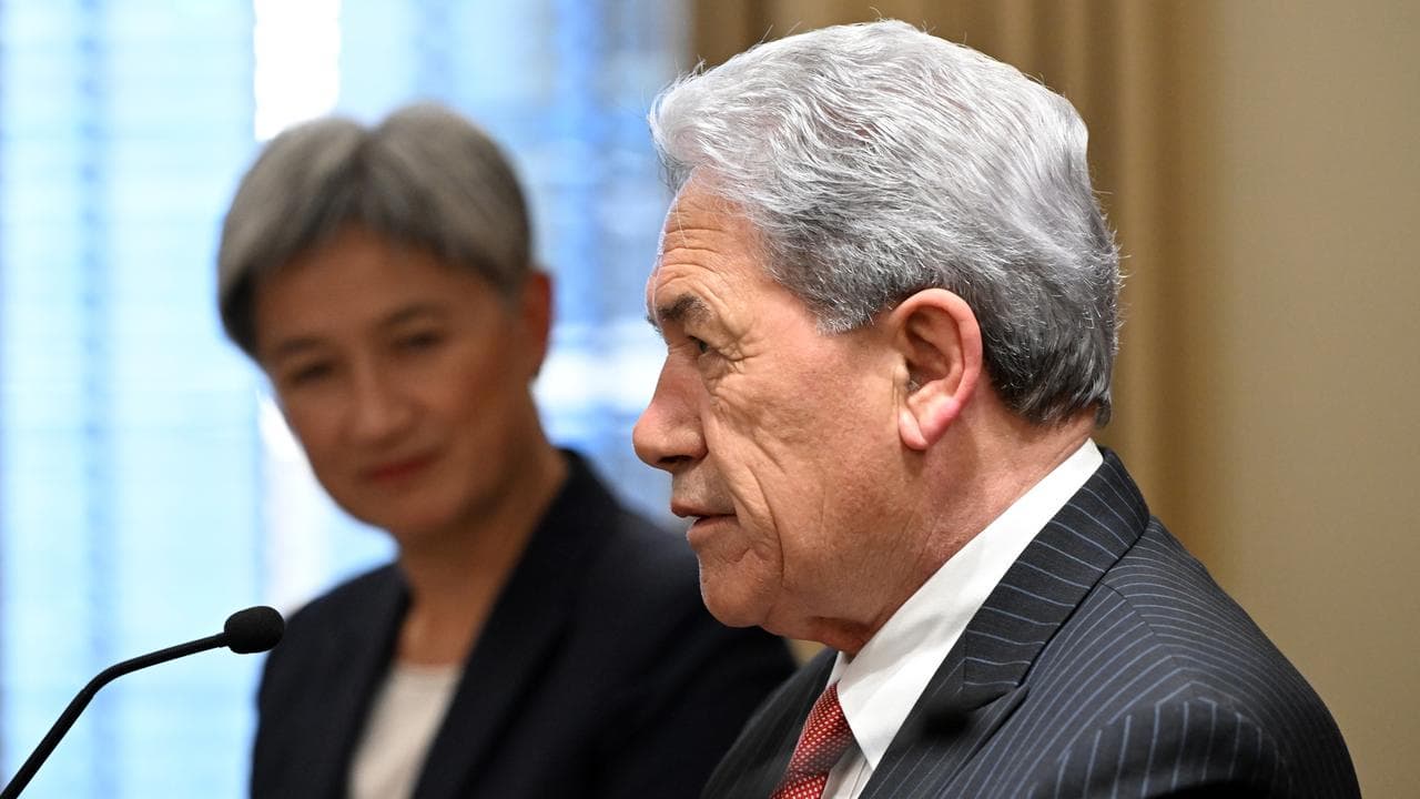 Winston Peters and Penny Wong
