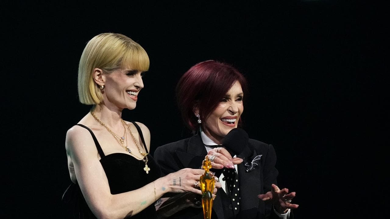 Kelly Osbourne, left and Sharon Osbourne