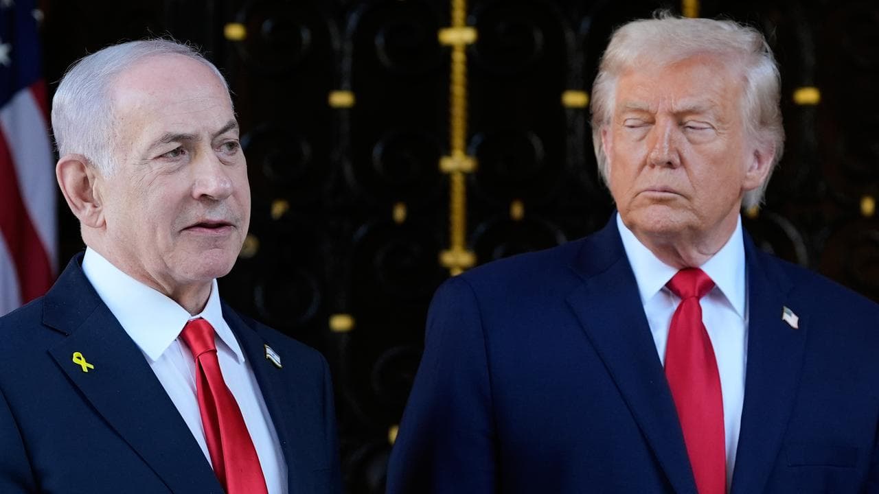 Benjamin Netanyahu and Donald Trump
