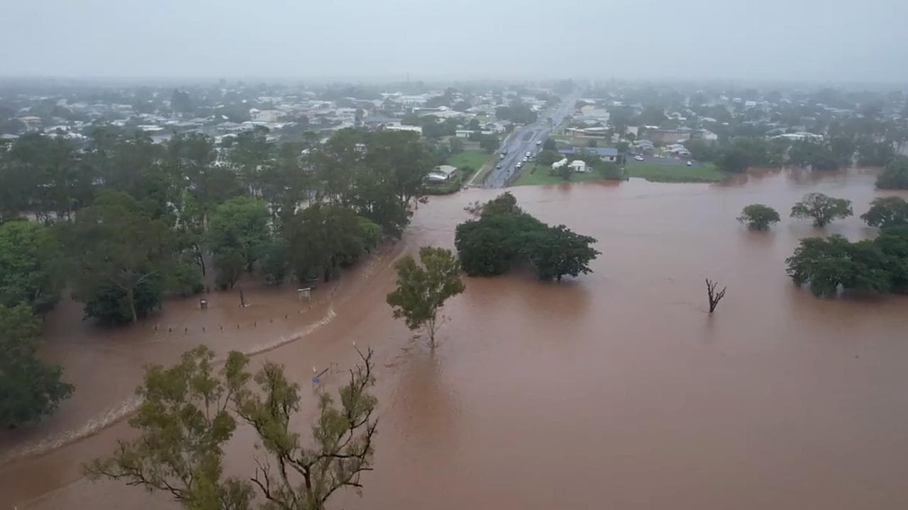 Flooding at Clermont, Queensland