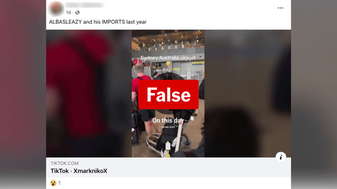 A screenshot of a Facebook post.