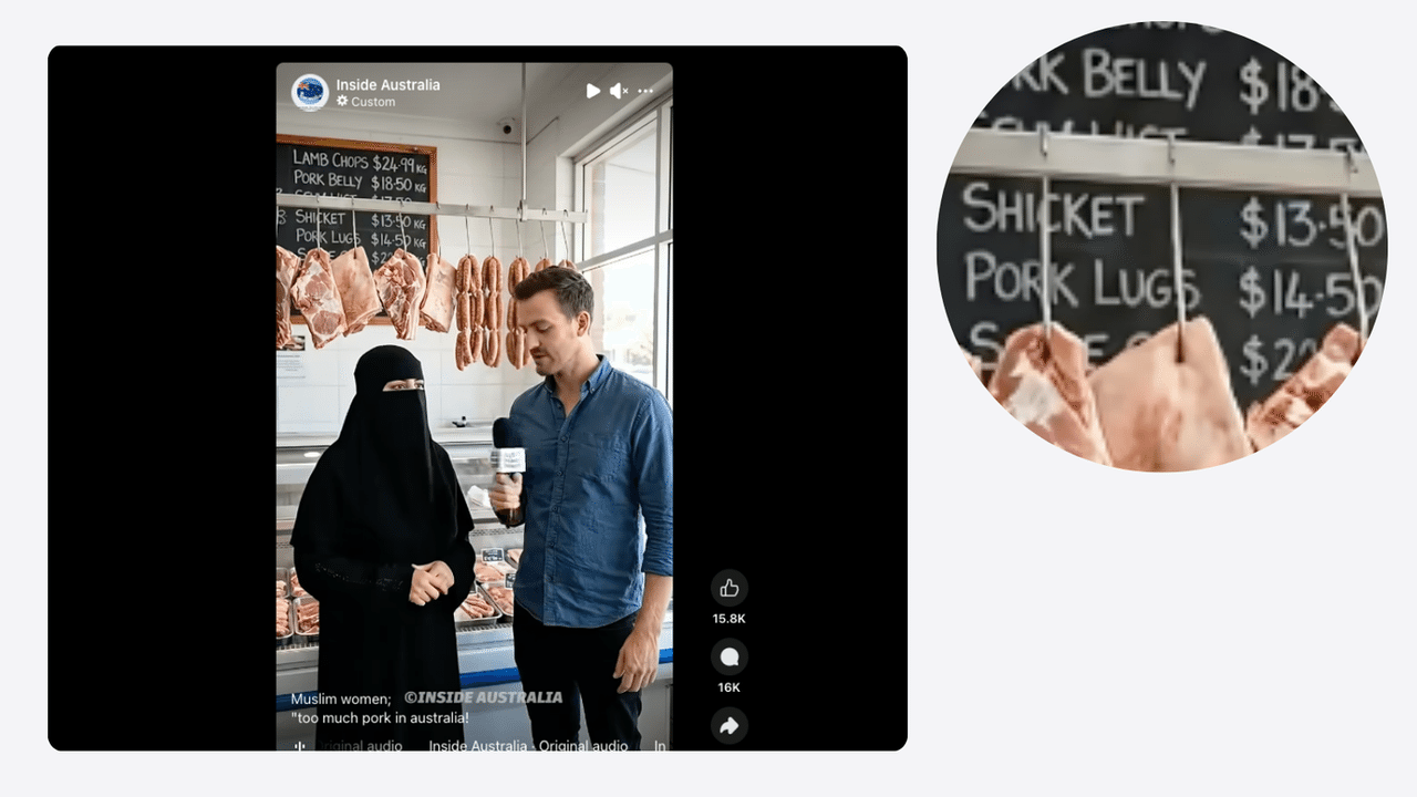 A screenshot of a Facebook post.