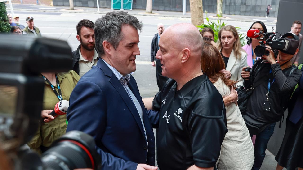 Chris Bishop and Chris Luxon (file image)