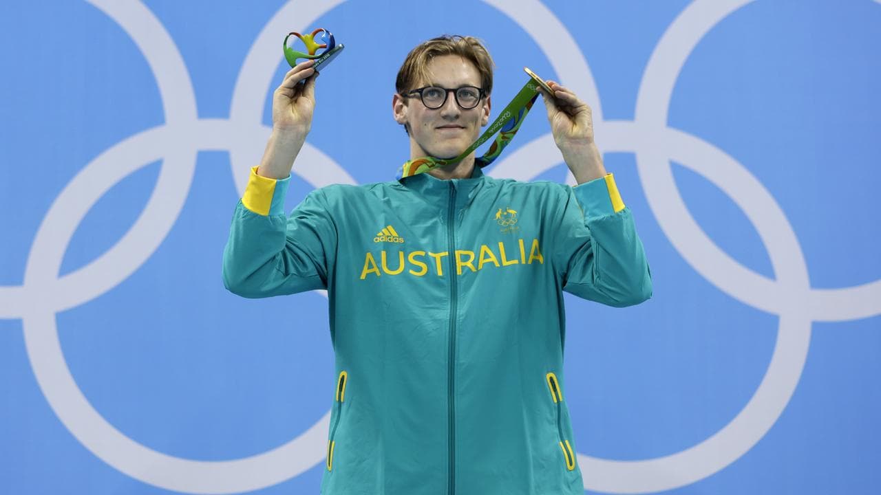 Australia's gold medal winner Mack Horton