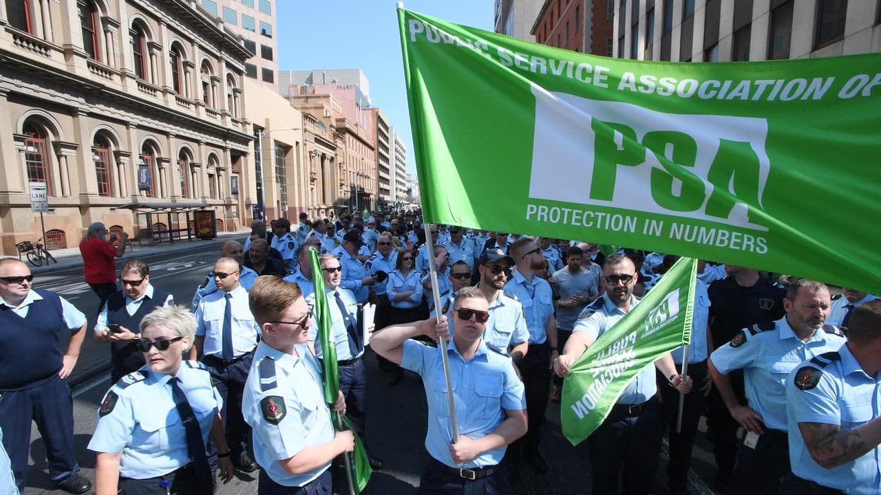 Members of the Public Service Association in Adelaide