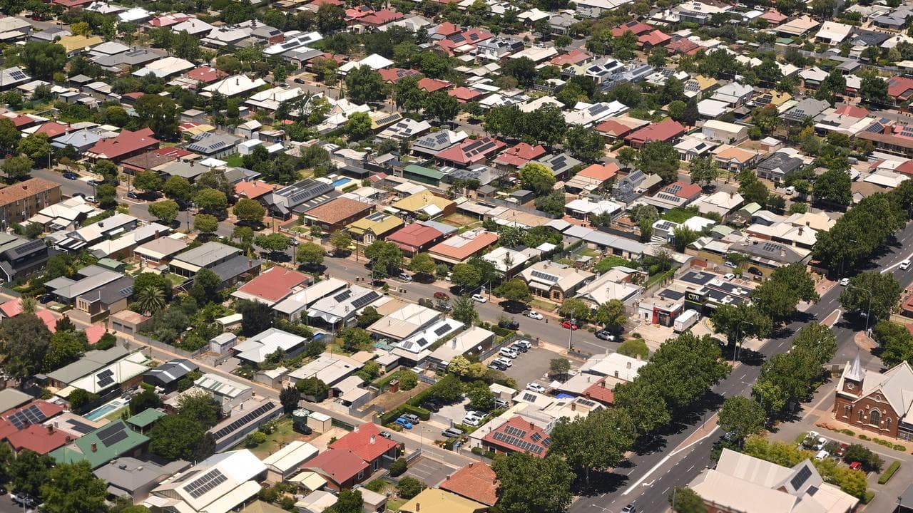 Residential housing in Adelaide.