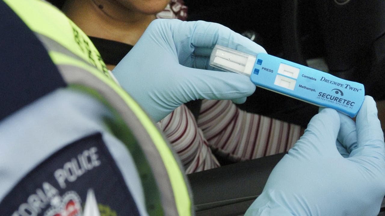 A roadside drug test