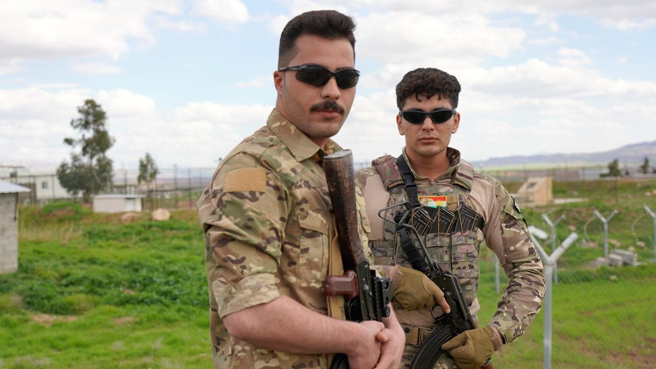 Iranian Kurds in Iraq (file image)