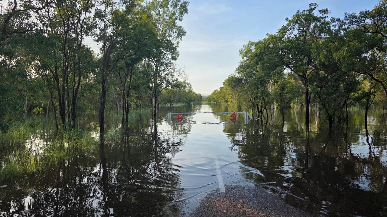 flood waters around the Daly River