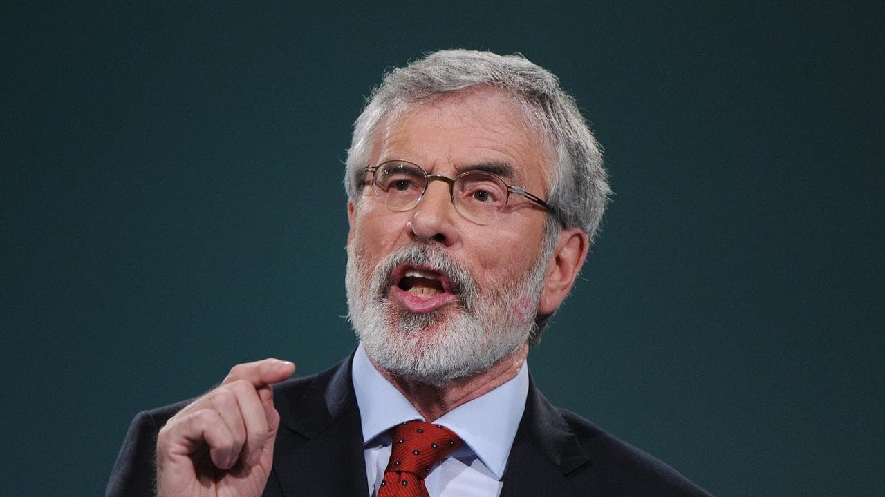 Former Sinn Fein President Gerry Adams