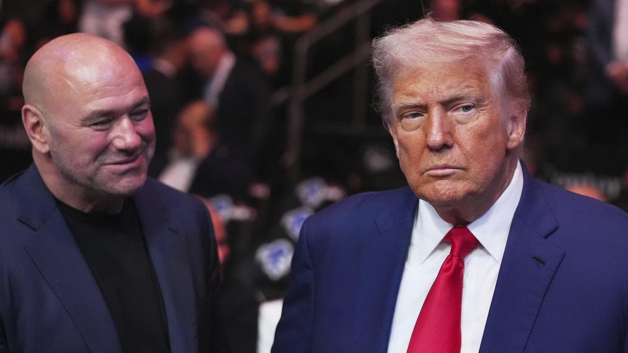 Dana White and Donald Trump