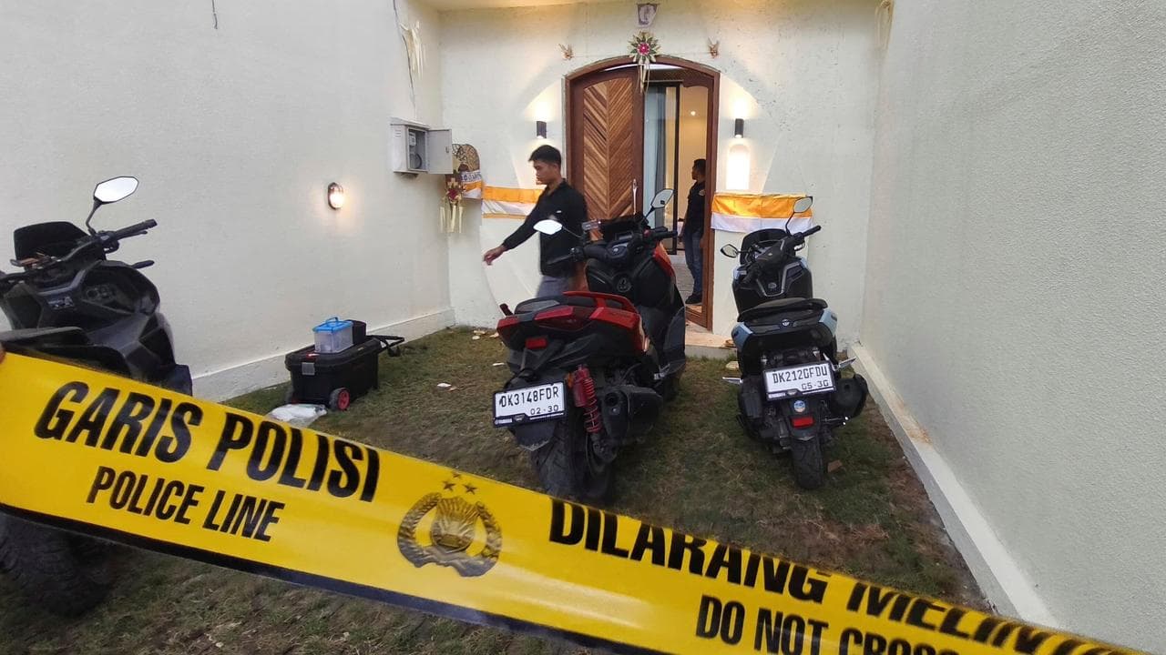 Crime scene in Bali