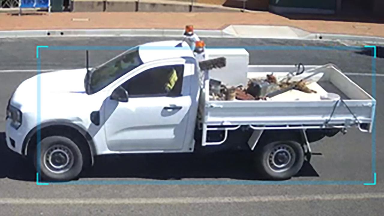 Julian Ingram's ute (file image)