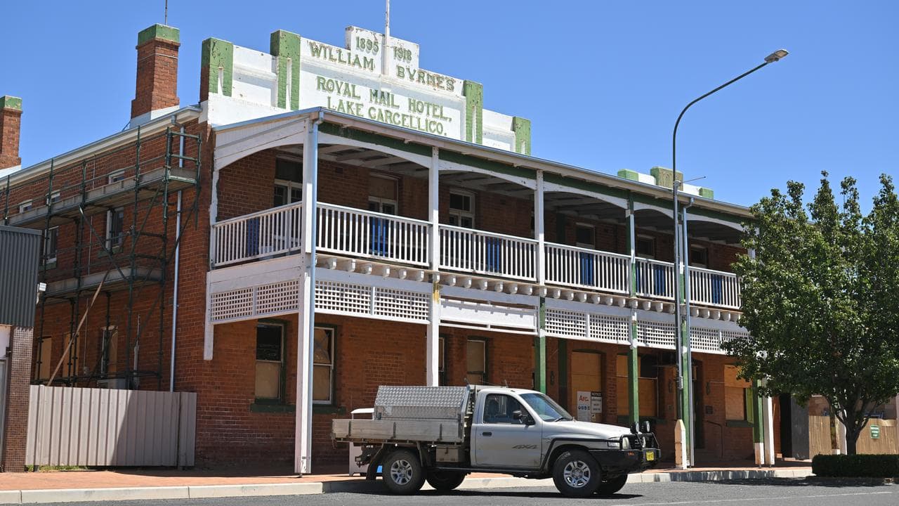 The main street in Lake Cargelligo (file image)
