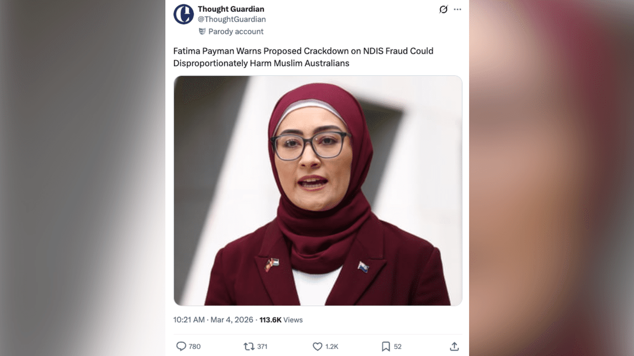 A screenshot of an X post.